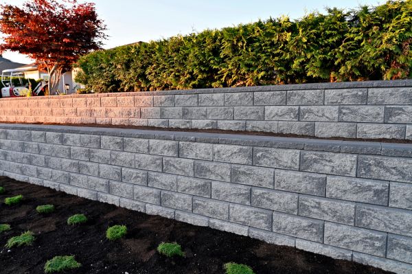 Concrete Retaining Wall Installation in Rocklin