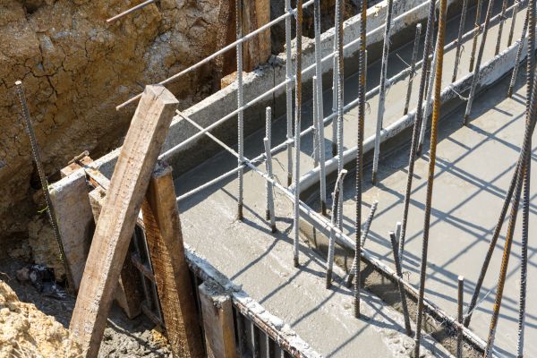 Concrete Footing Pouring in Rocklin