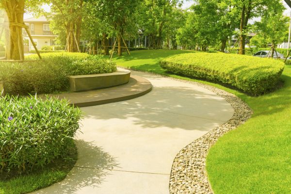 Cement Walkway Installation in Rocklin