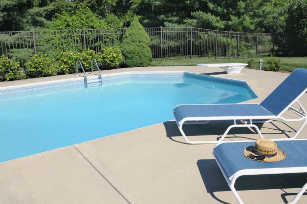 Poolside Concrete Installation in Rocklin