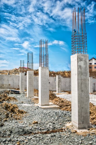 Concrete Footer Pouring in Rocklin
