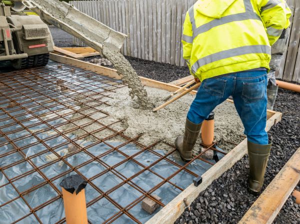 Basement Slab Pouring in Rocklin