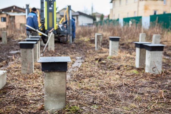 Concrete Piling Installation in Rocklin