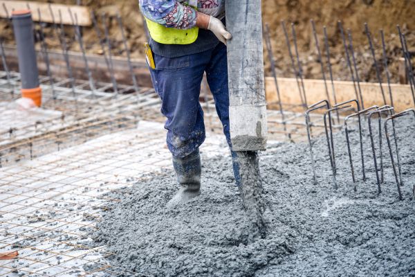 Cabin Foundation Pouring in Rocklin