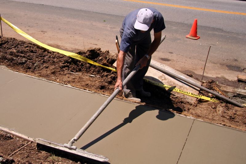 Concrete Sidewalk Construction