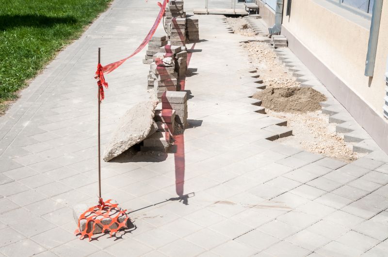 Paved Walkway Construction